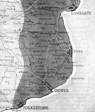 Extent of French Advance