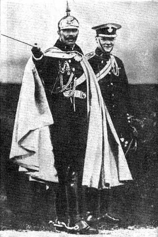 Churchill with the Kaiser