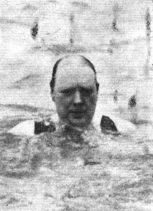 Churchill swimming